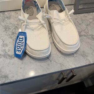 Hey Dude White Women's Sneakers